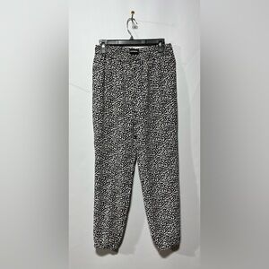 Express Black and White Patterned Joggers Women’s‎ Size Small New with tags